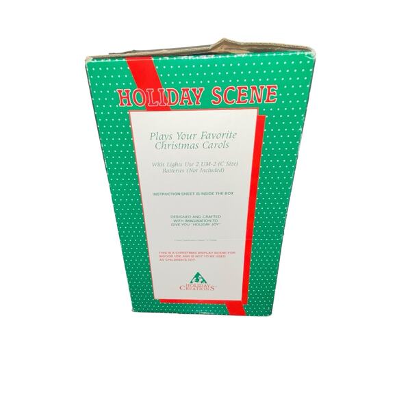 VTG Holiday Creations Holiday Scene Dickens Scrooge Music Christmas Miser 10.5” - Picture 4 of 13